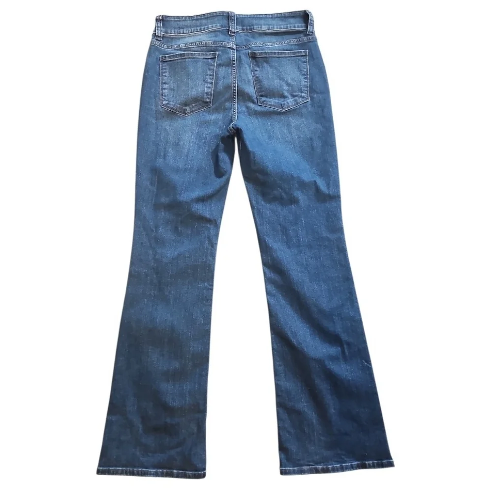 Kut From The Kloth Natalie High Rise Bootcut Jeans Size 12 Side Paneled Stretch - Picture 8 of 10